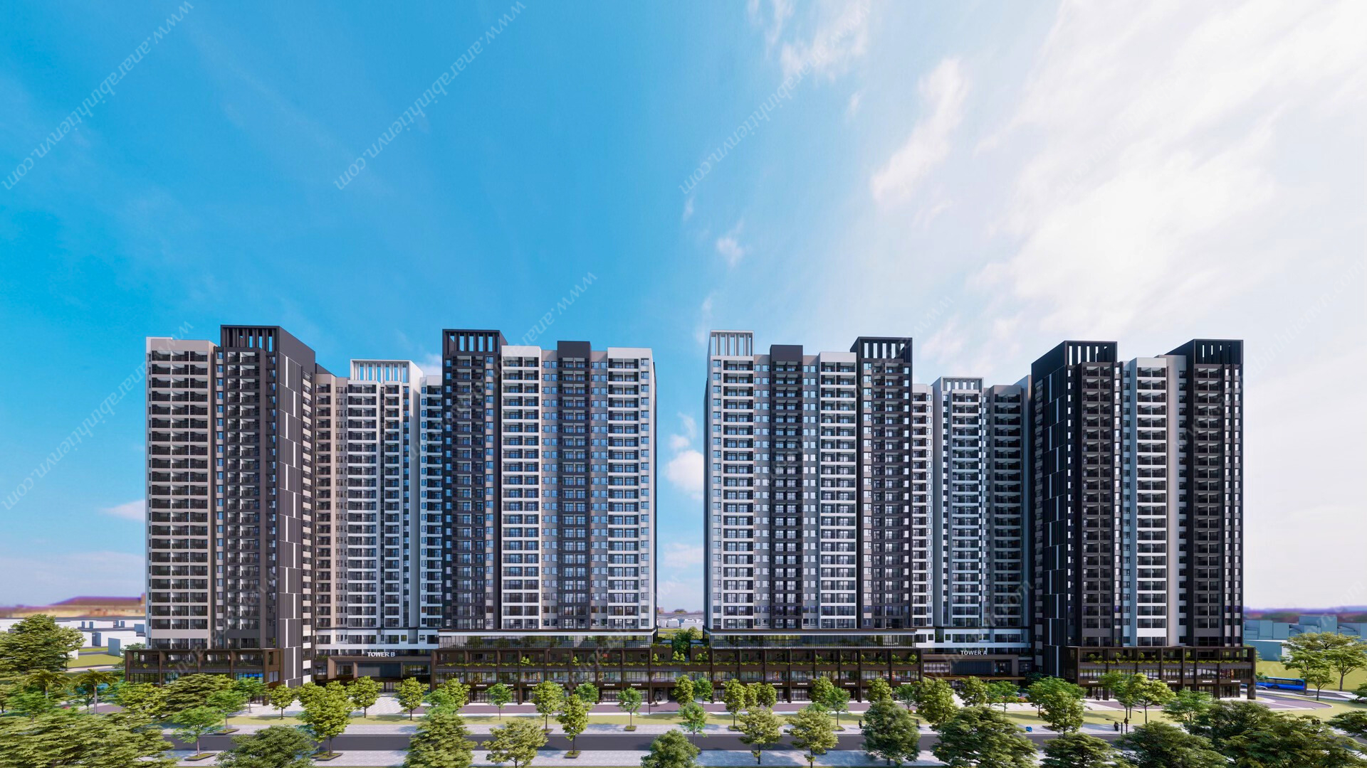 Cảnh The Emerald Garden View