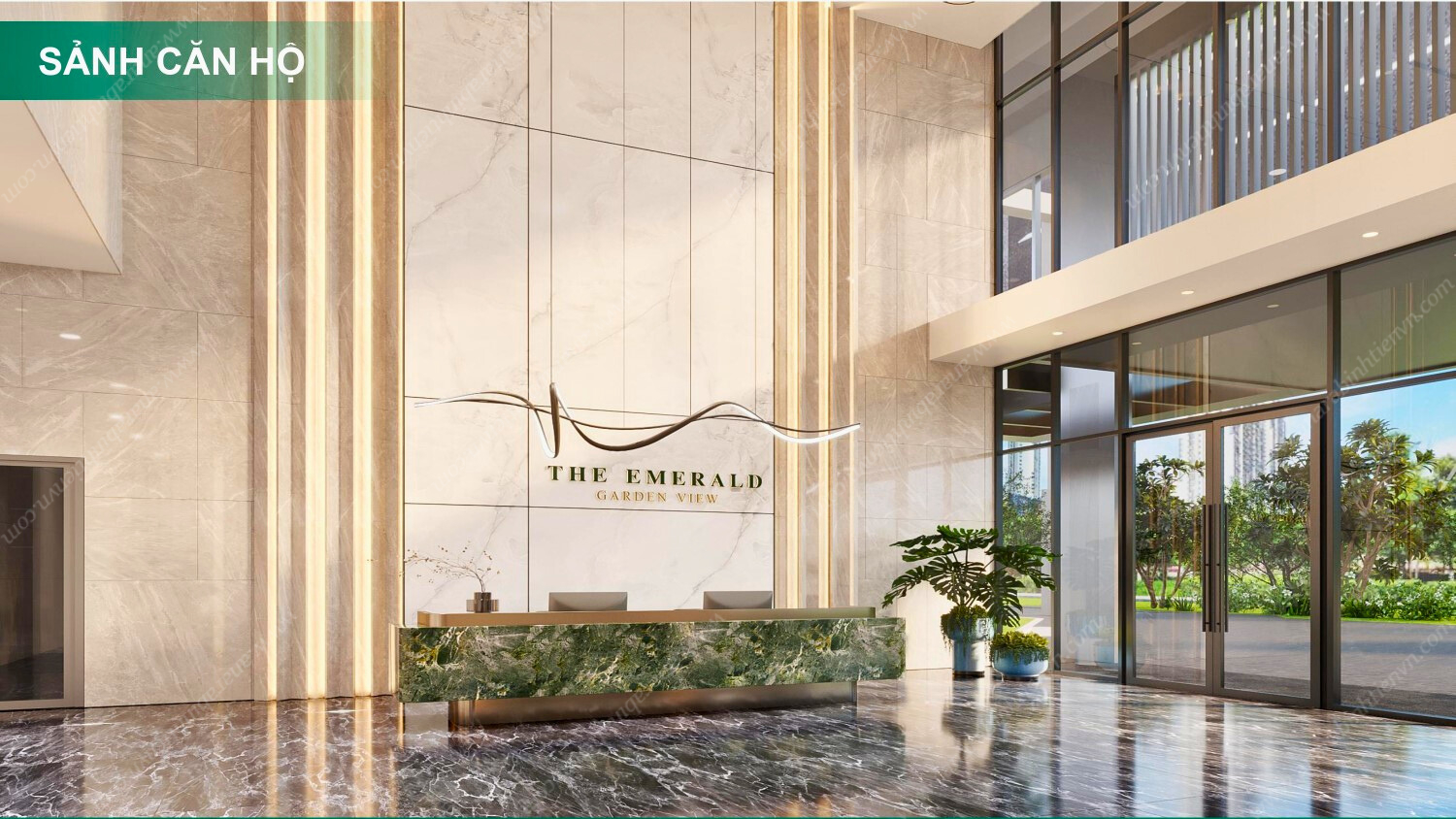 Sảnh Căn Hộ The Emerald Garden View