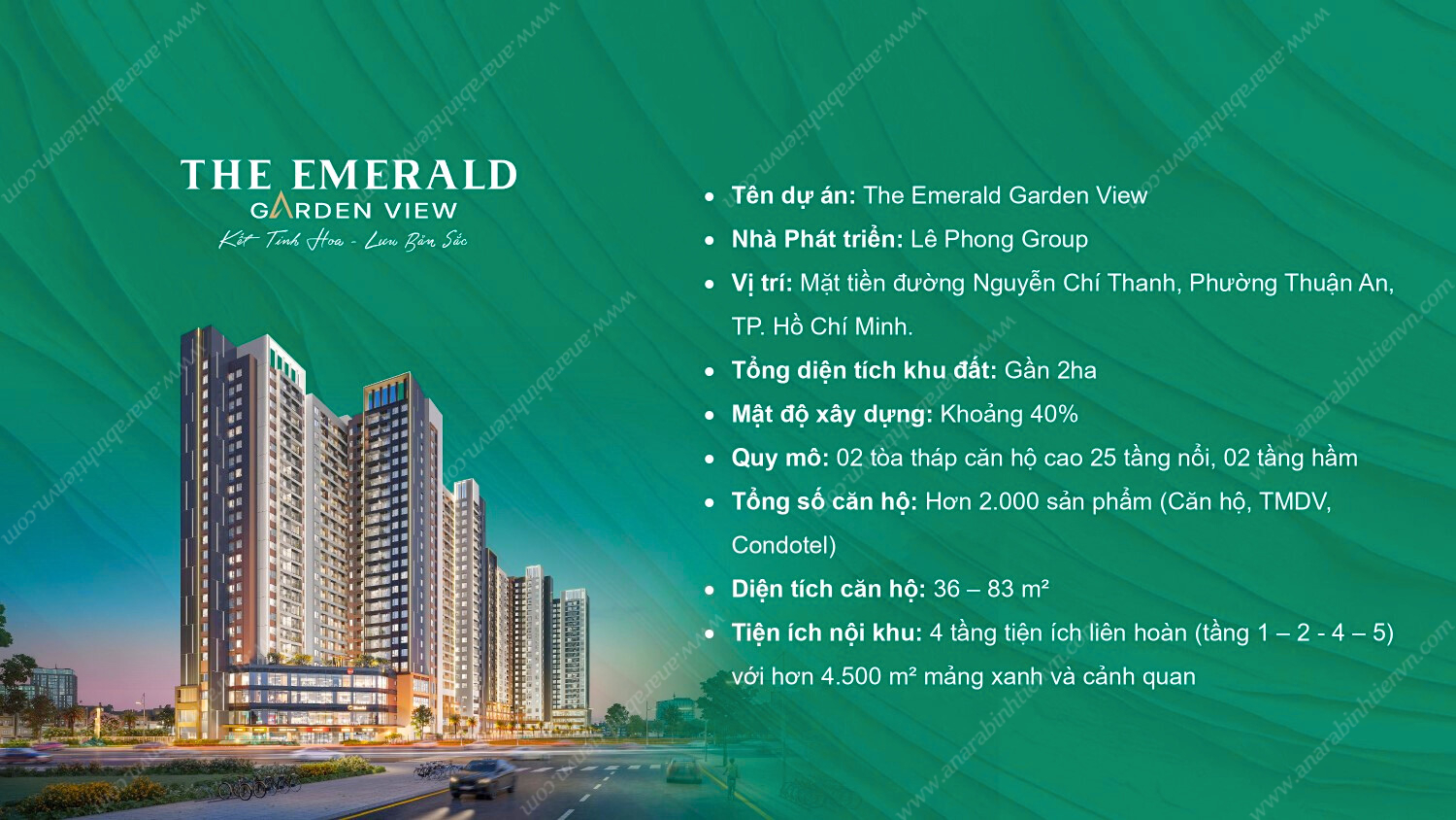Tổng Quan The Emerald Garden View Thuận An