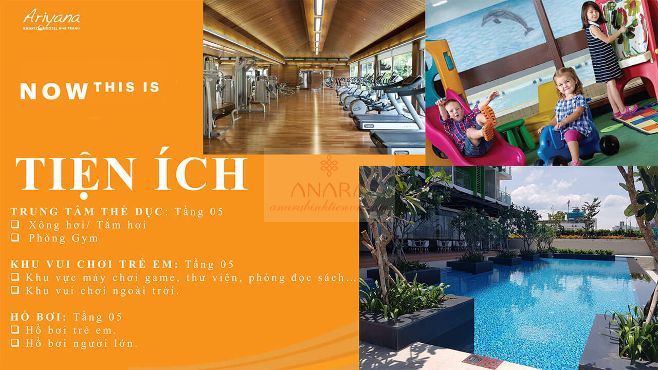 Tiện ích Ariyana SmartCondotel Nha Trang