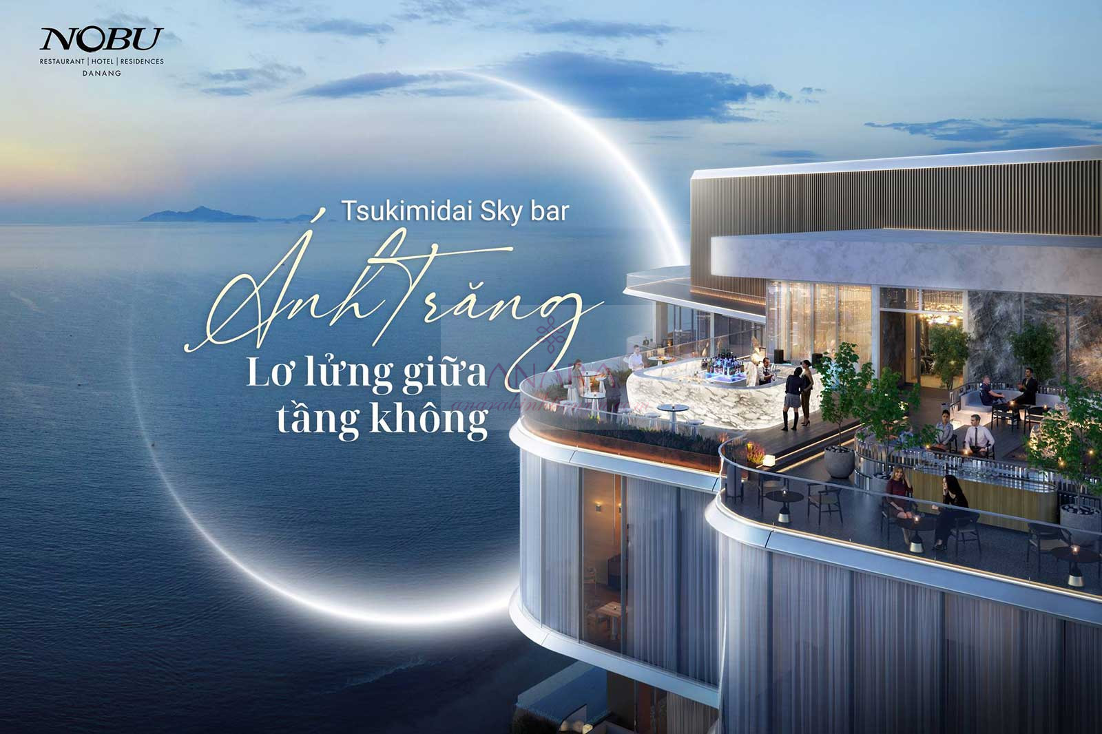 Tsukimidai Sky Bar - Ánh trăng nghệ thuật giữa biển trời Mỹ Khê