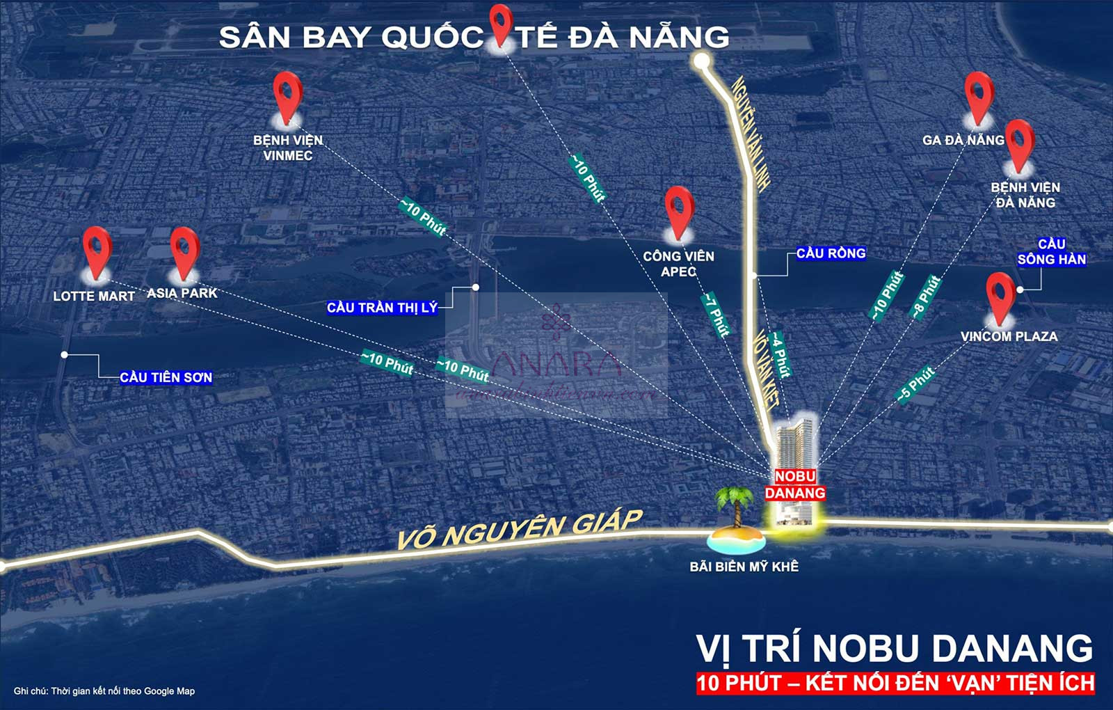 Vị trí dự án Nobu Đà Nẵng